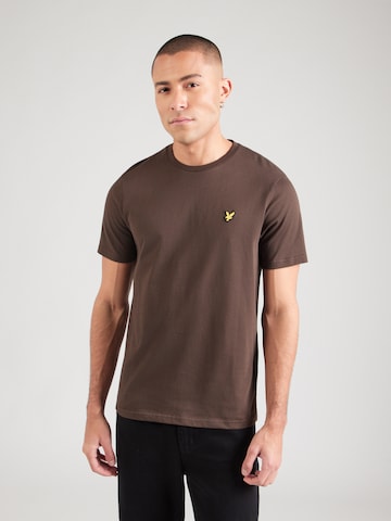 Lyle & Scott T-shirt i brun: framsida