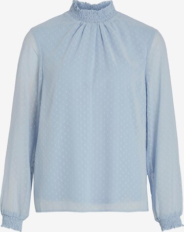 VILA Blouse 'DOBBY' in Blauw: voorkant