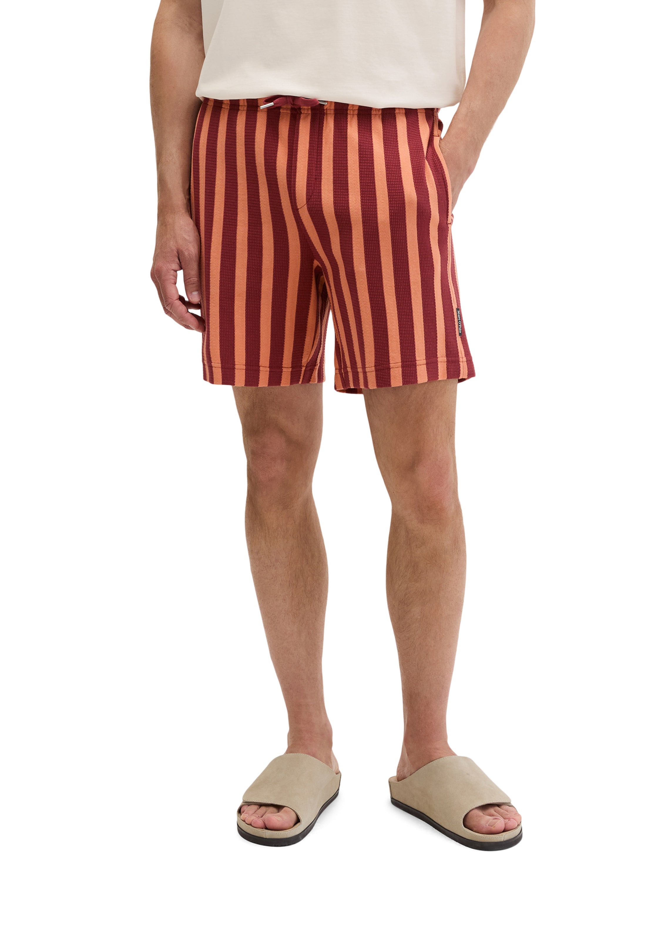 Marc O'Polo Regular Shorts in Orange: Vorderseite