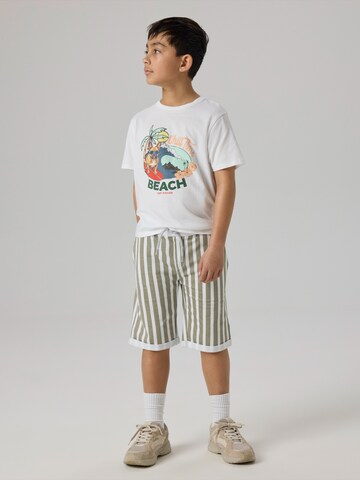 NAME IT - Camiseta 'NKMJOWI' en blanco