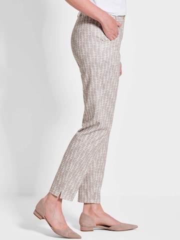 Goldner Slimfit Broek 'Bella' in Beige
