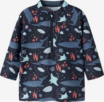 NAME IT UV-suoja 'NMMZIPPO' värissä sininen: etupuoli