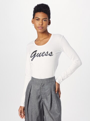 T-shirt 'Adriana' GUESS en blanc : devant