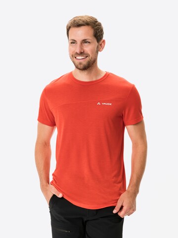 VAUDE Functioneel shirt ' Sveit ' in Rood: voorkant