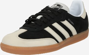 ADIDAS ORIGINALS Låg sneaker 'Samba' i svart: framsida