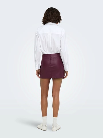 ONLY - Falda 'ONLBITTEN' en lila