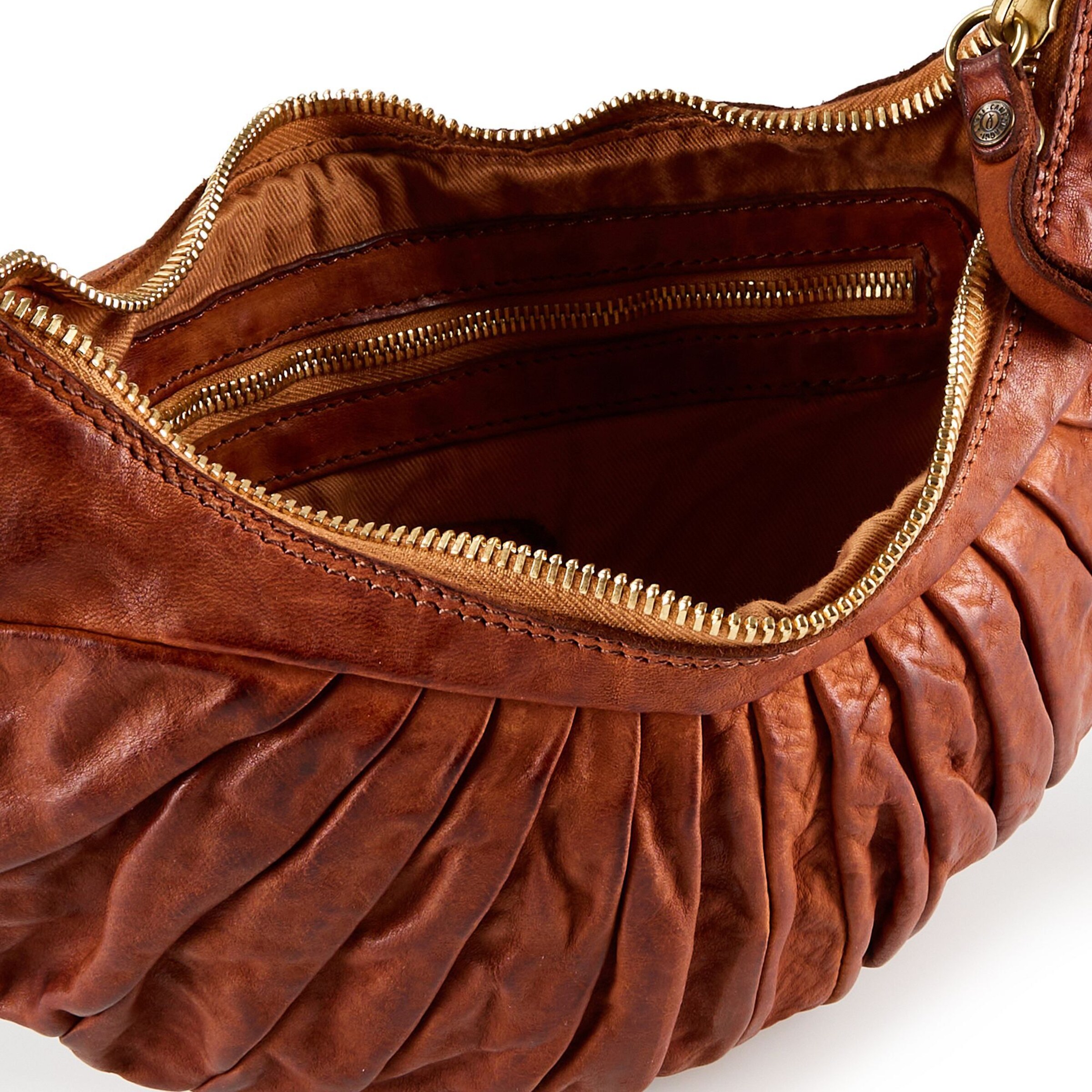 Campomaggi Shoulder bag 'Luna' in Brown