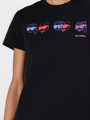 Karl Lagerfeld T-Shirt 'Ikon' in Schwarz