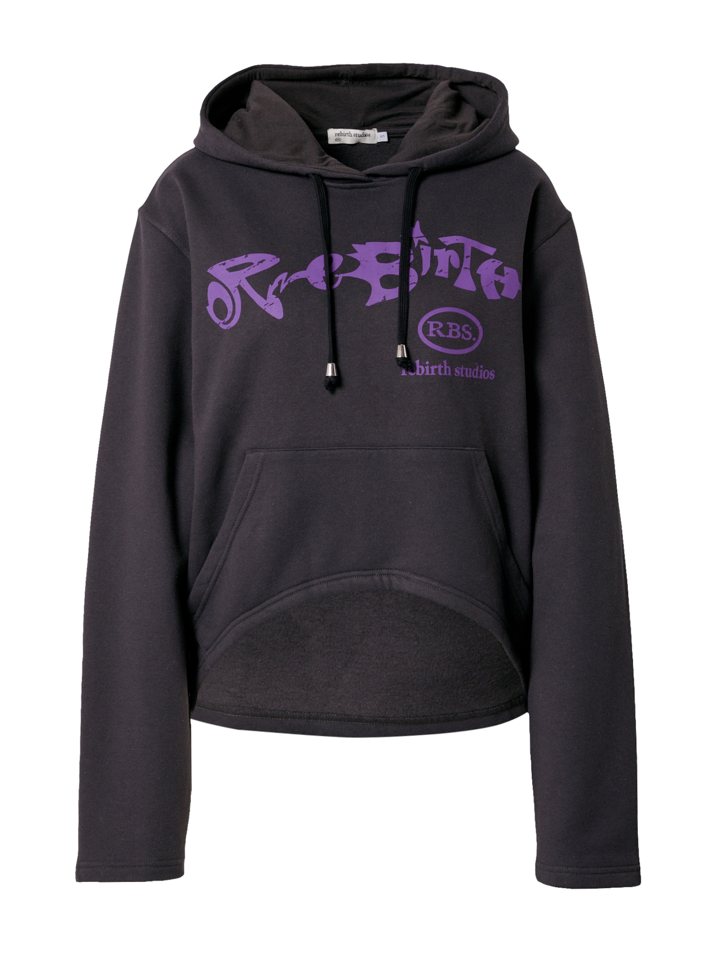 Rebirth Studios Μπλούζα φούτερ 'Hella' σε γκρι: μπροστά