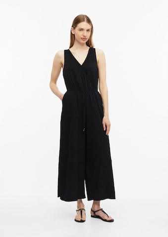 s.Oliver Jumpsuit in Zwart: voorkant