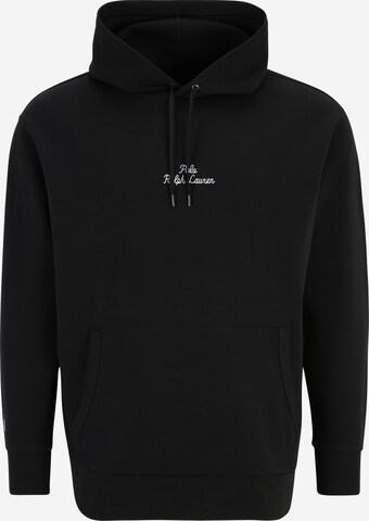 Polo Ralph Lauren Big & Tall Sweatshirt in Black: front
