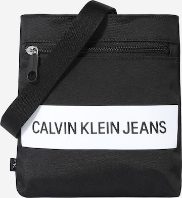 Borsa a tracolla di Calvin Klein Jeans in nero: frontale