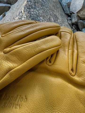 Hand Job Gloves Urheilukäsineet 'The Glove' värissä keltainen