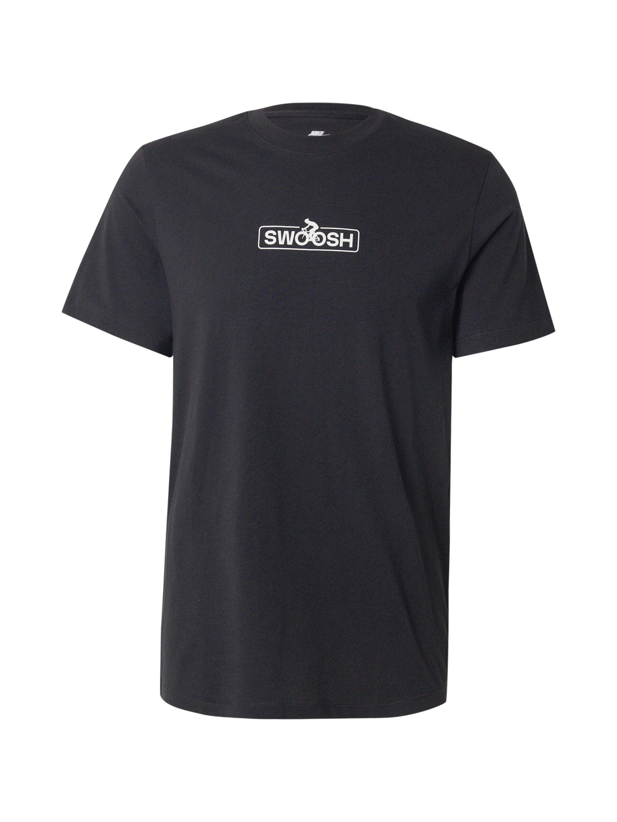 Nike Sportswear Тениска 'CLUB' в черно: отпред