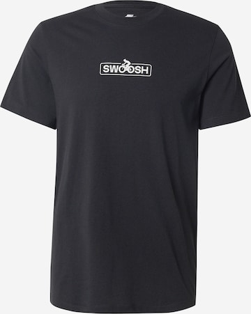 Nike Sportswear Тениска 'CLUB' в черно: отпред