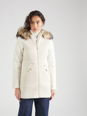 Manteau d’hiver Karen Millen en beige : devant