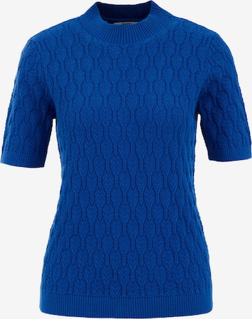 Pulover de la WE Fashion pe albastru: față