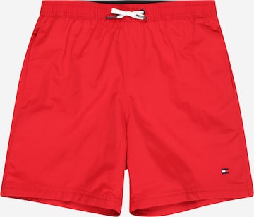 Tommy Hilfiger Underwear - Calções de banho em vermelho: frente