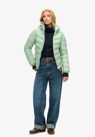 žalia Superdry Demisezoninė striukė 'Fuji'
