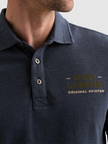 PME Legend Shirt 'Polo shirt in 100% cotton with flight pocket' in Blue