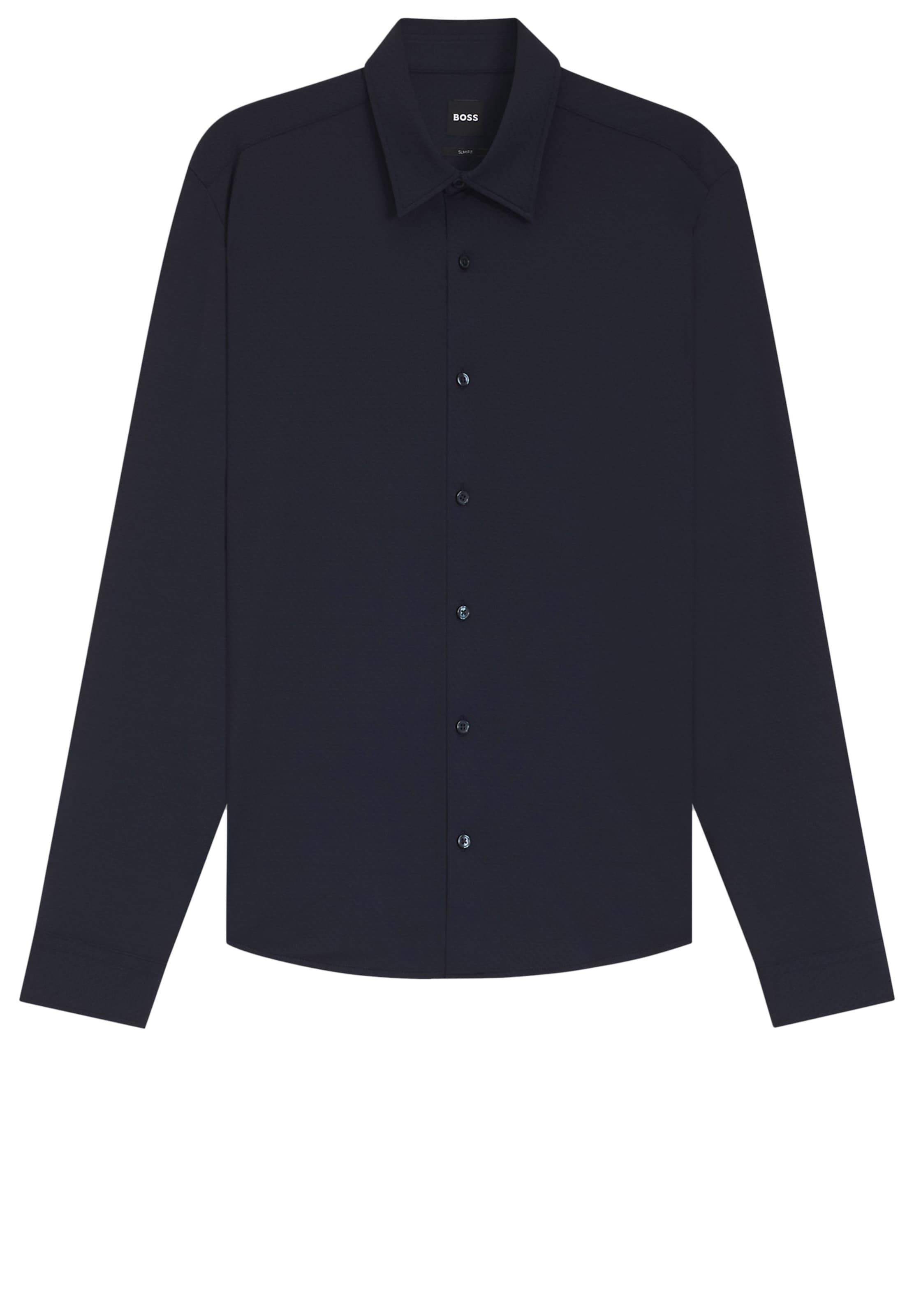BOSS Regular Fit BusinessHemd in Blau: Vorderseite