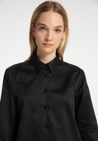 DreiMaster Klassik Bluse in Schwarz