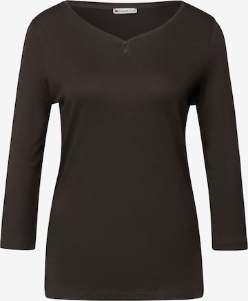 STREET ONE Shirt in Braun: Vorderseite