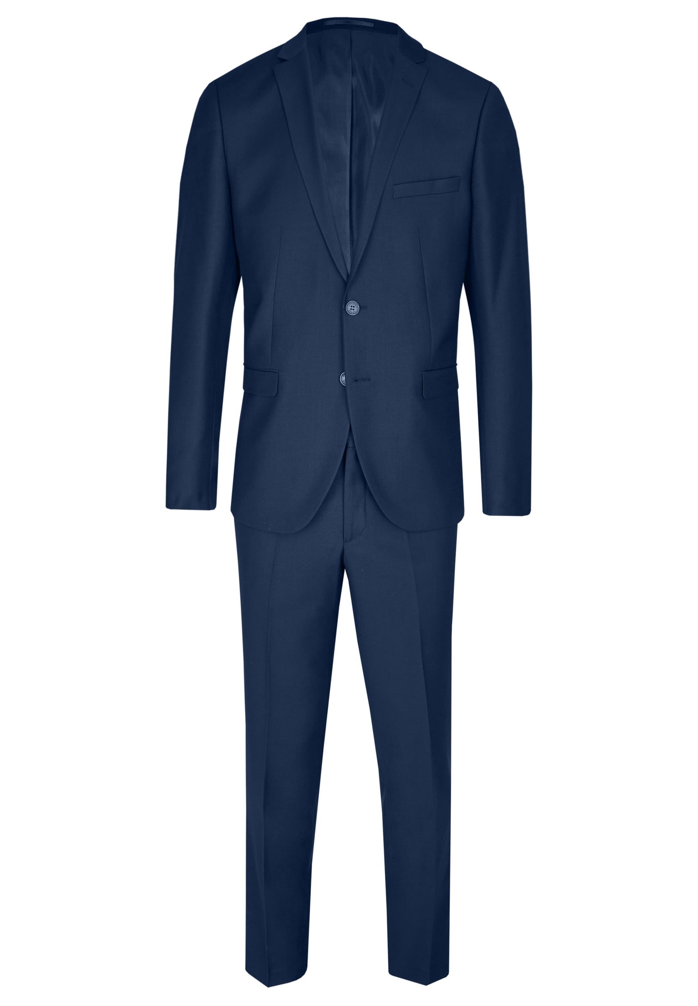 Steffen Klein Slimfit Anzug in Blau: Vorderseite