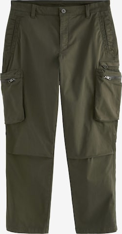 Next Bojówki 'Utility' w kolorze zielony: przód