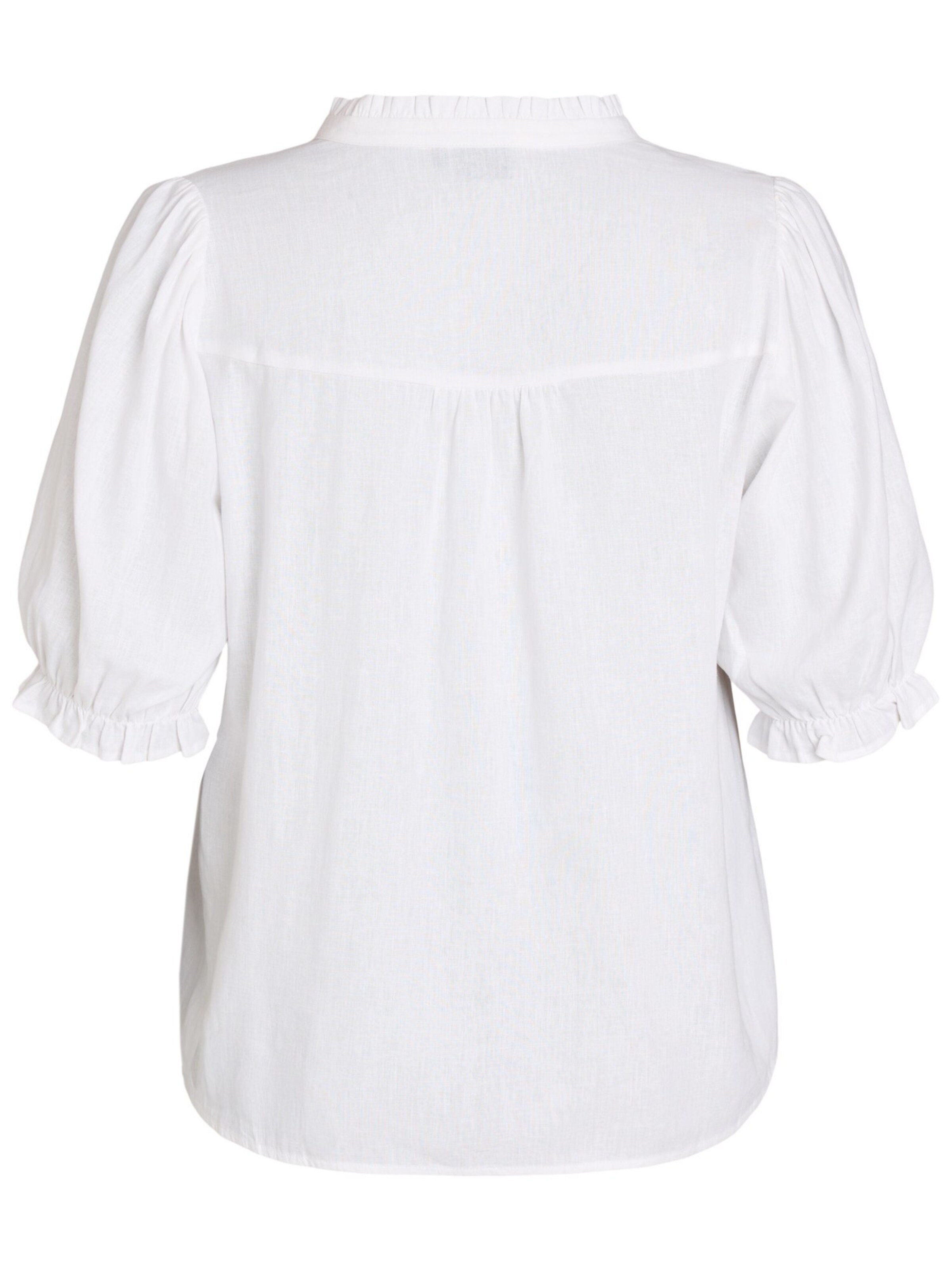 Zizzi Blouse 'VLINA' in White