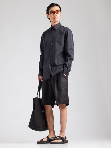SELECTED Regular fit Button Up Shirt 'SLHSoho' in Black