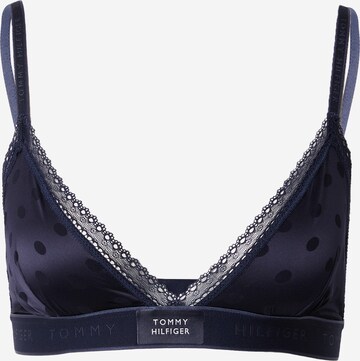 Tommy Hilfiger Underwear Triangle Bra in Blue: front