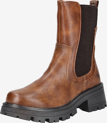 MUSTANG Stiefelette in Braun: Vorderseite