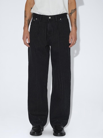 Dr. Denim Loosefit Jeans 'Omar Relaxed Pleated' in Zwart