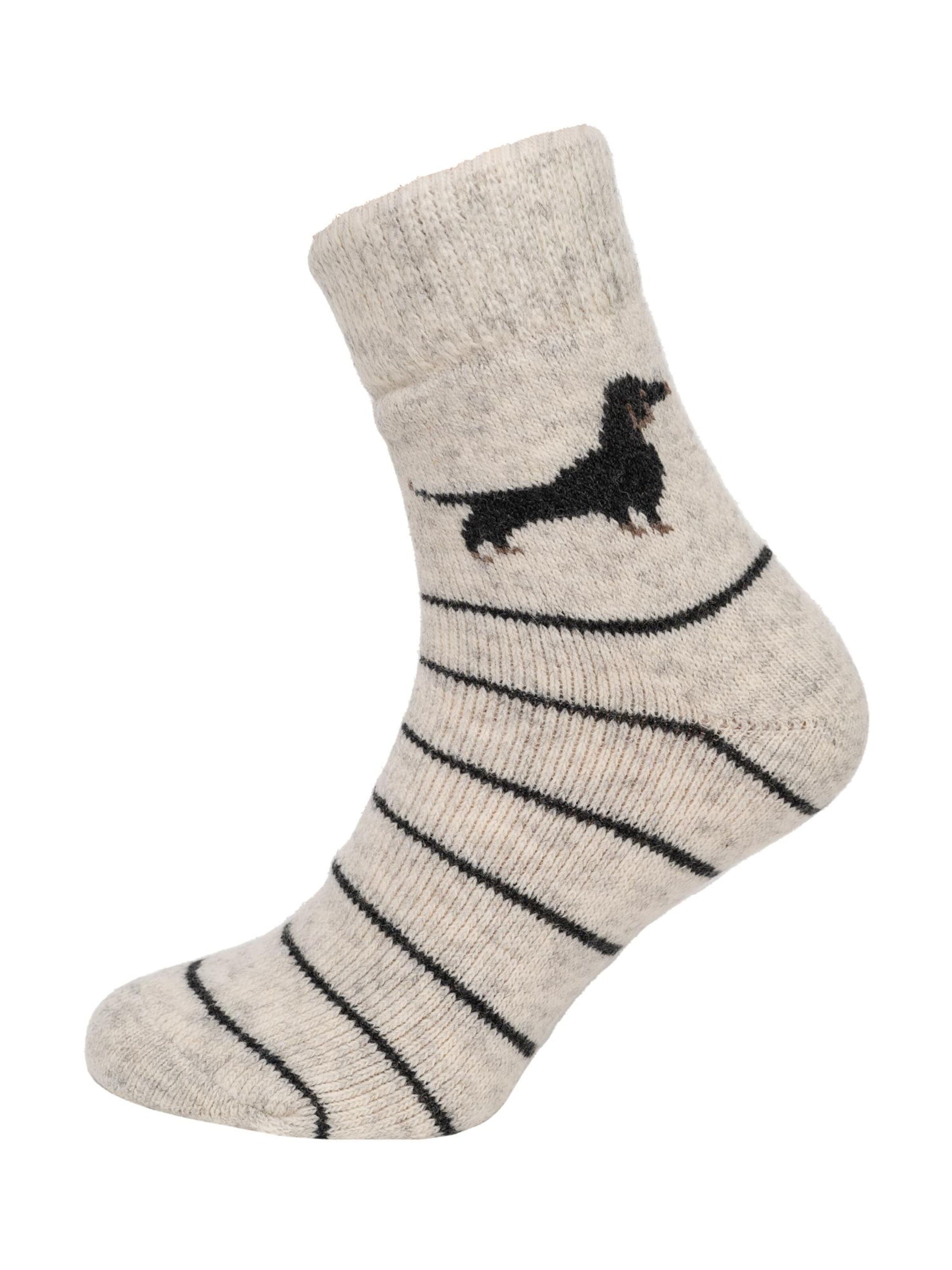 HomeOfSocks Socks 'HOS8014' in Beige: front