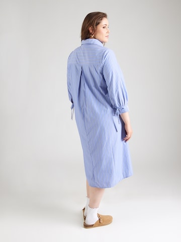ONLY Carmakoma Shirt Dress 'CARBjorg' in Blue