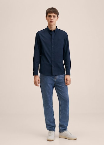 MANGO MAN Regular Fit Hemd 'Marmaris' in Blau