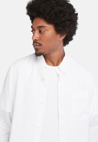 TIMBERLAND Regular fit Button Up Shirt in White