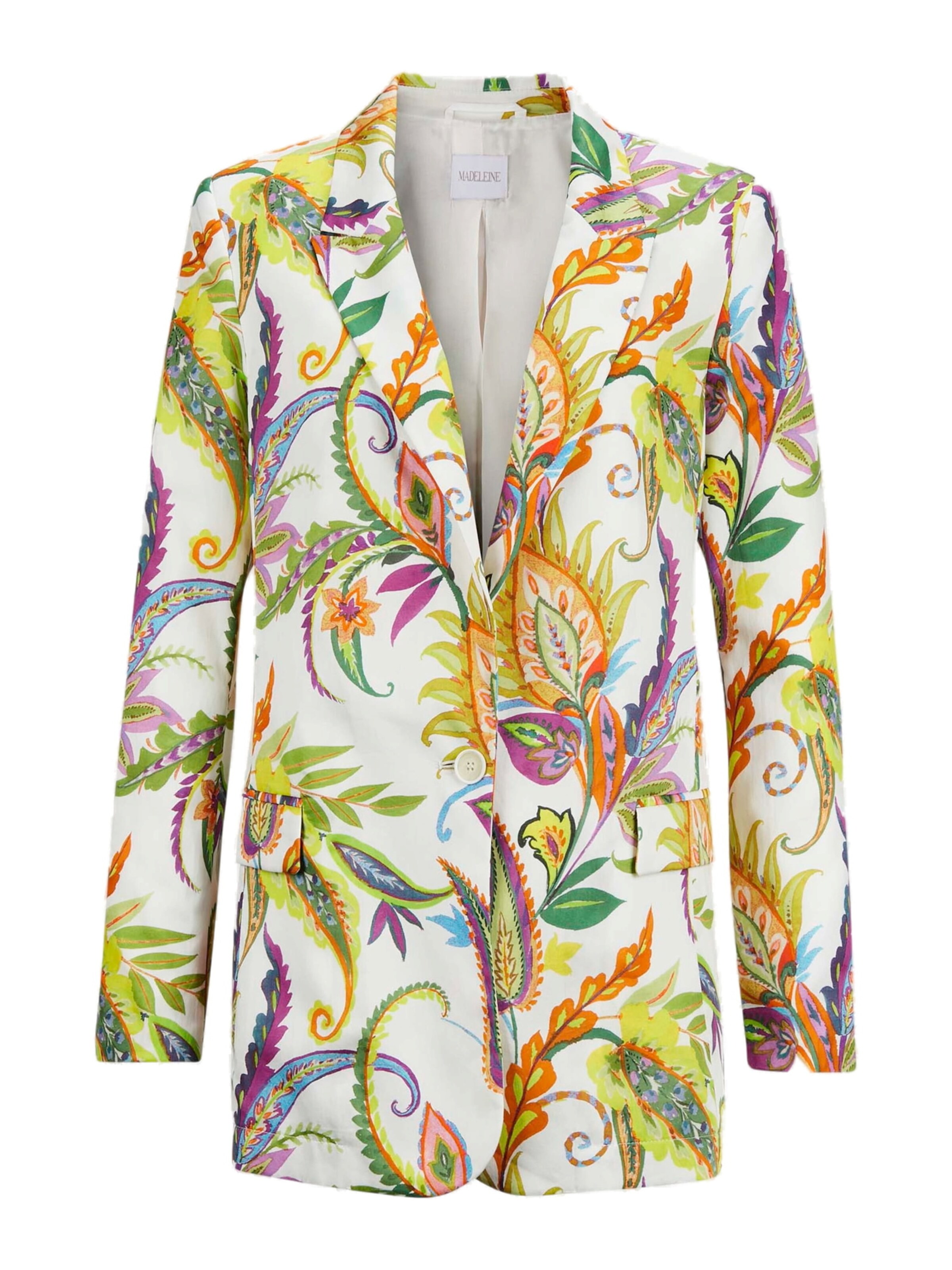 Blazer MADELEINE en blanc : devant