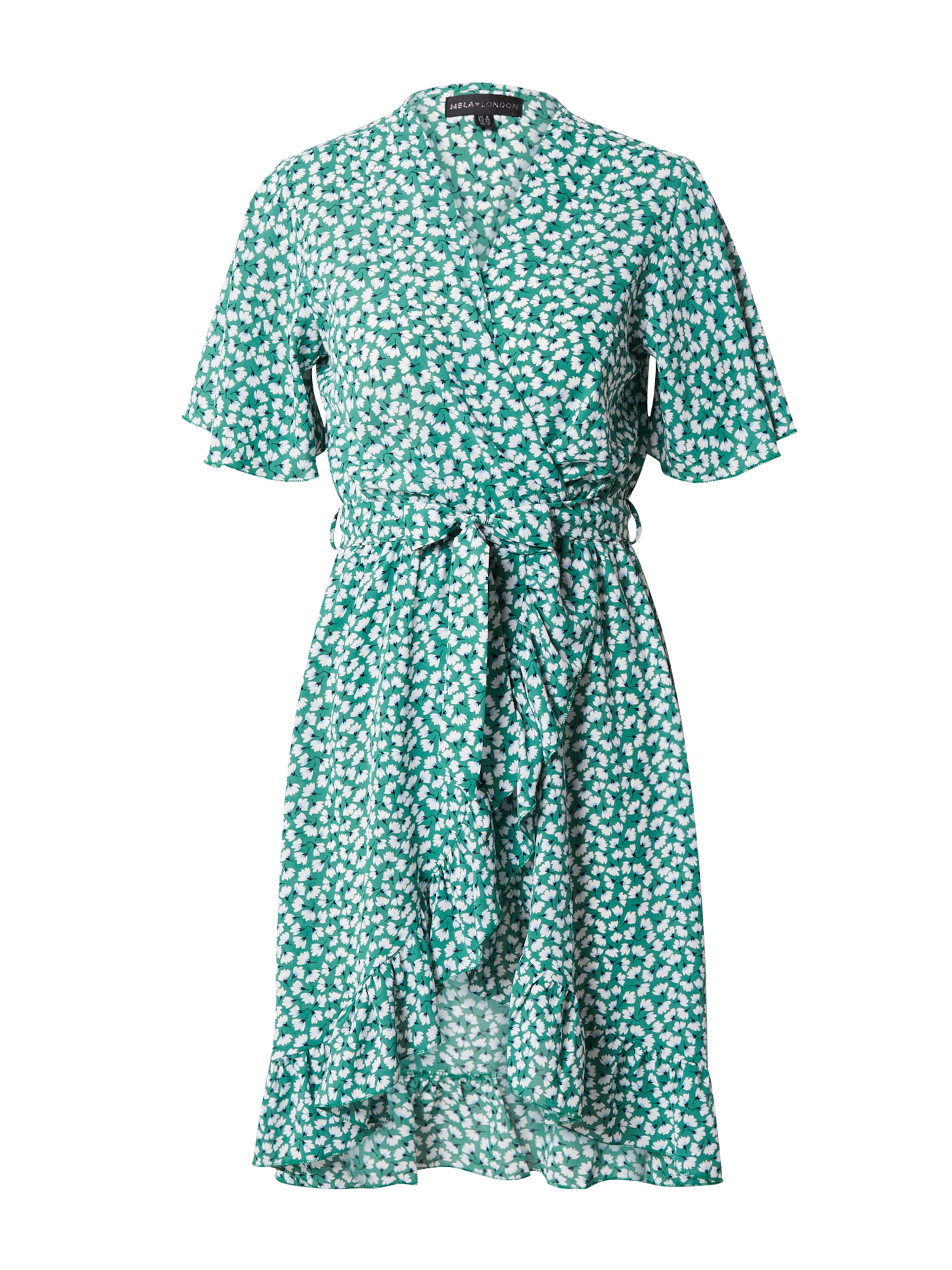 Mela London - Vestido en verde: frente