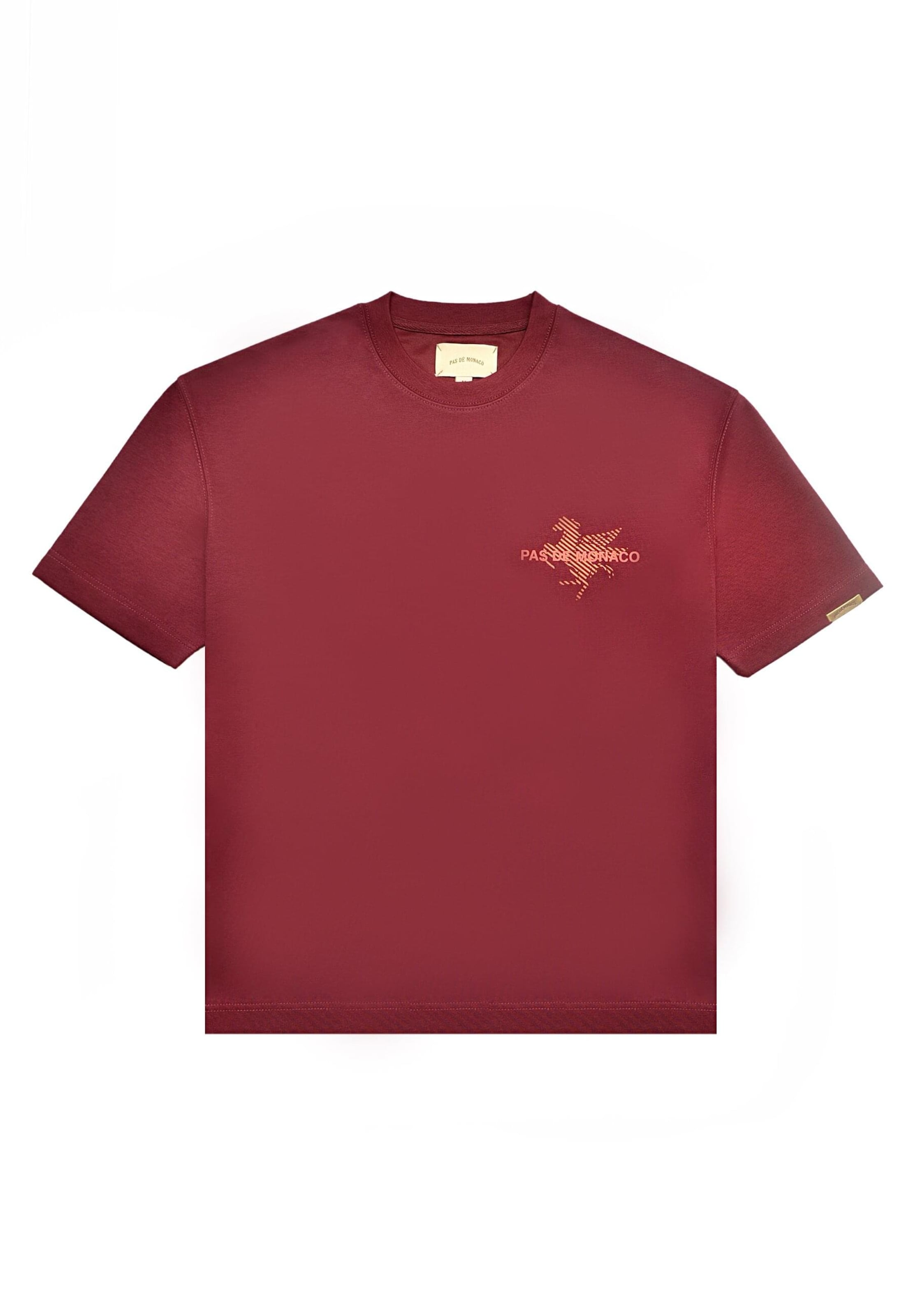 Pas De Monaco Shirt 'La Pegaus Chevron' in Red: front
