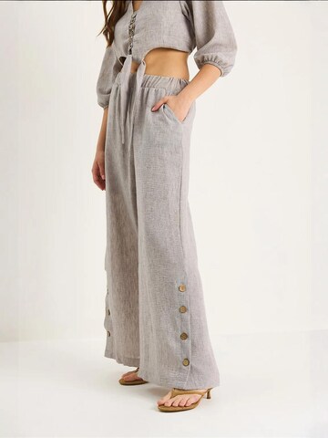Bianco Lucci Pantsuit in Grey