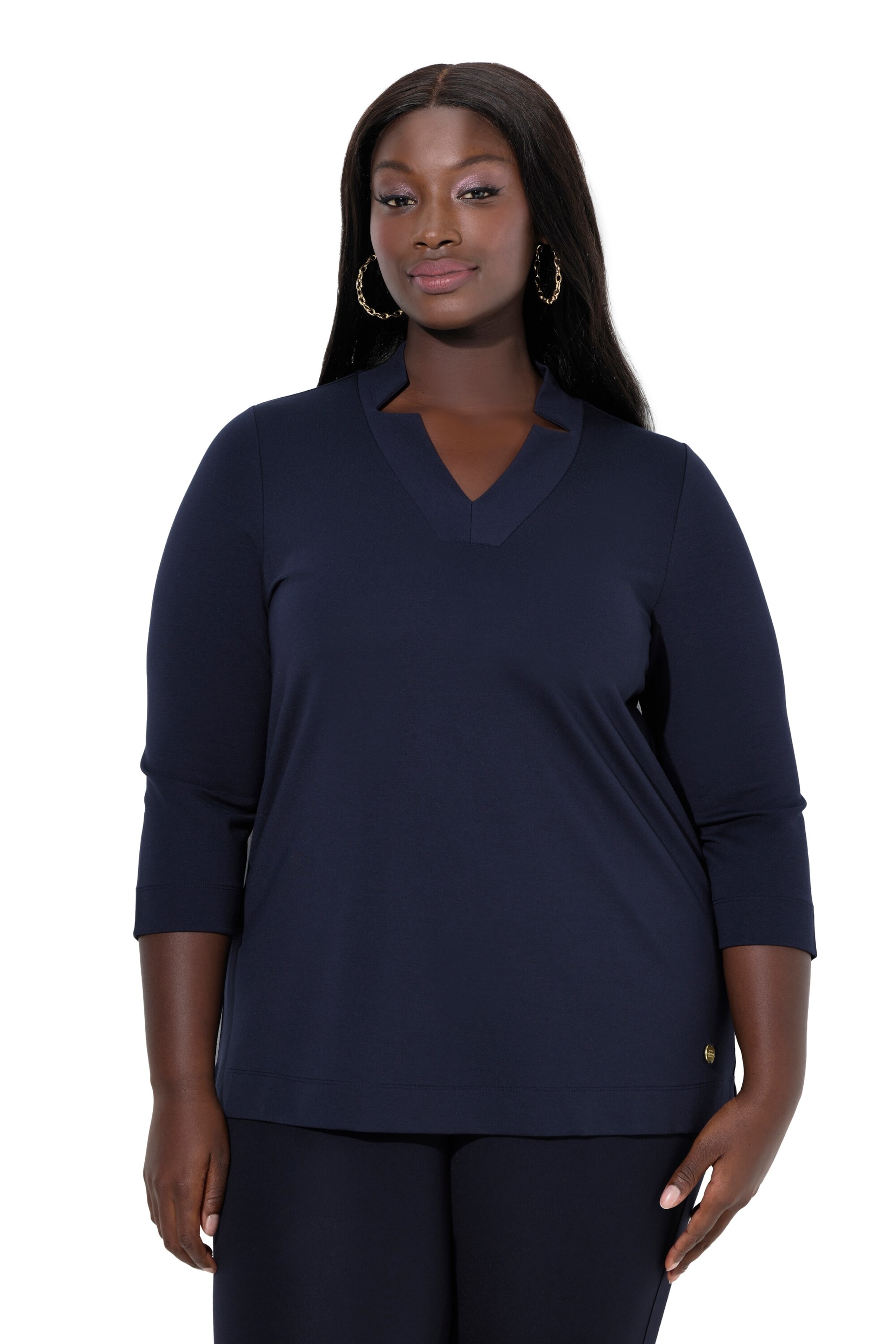 Ulla Popken Shirt in Blue: front