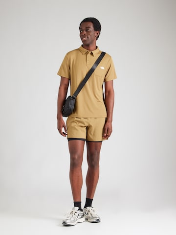 THE NORTH FACE Koszulka funkcyjna w kolorze brązowy