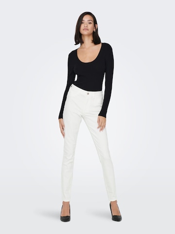 JDY Skinny Jeans 'TULGA' in White