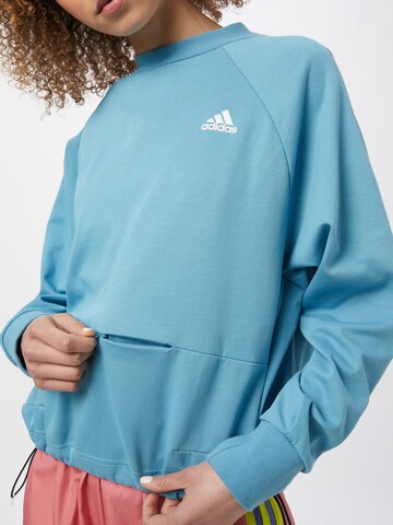 ADIDAS PERFORMANCE Sportief sweatshirt in Blauw