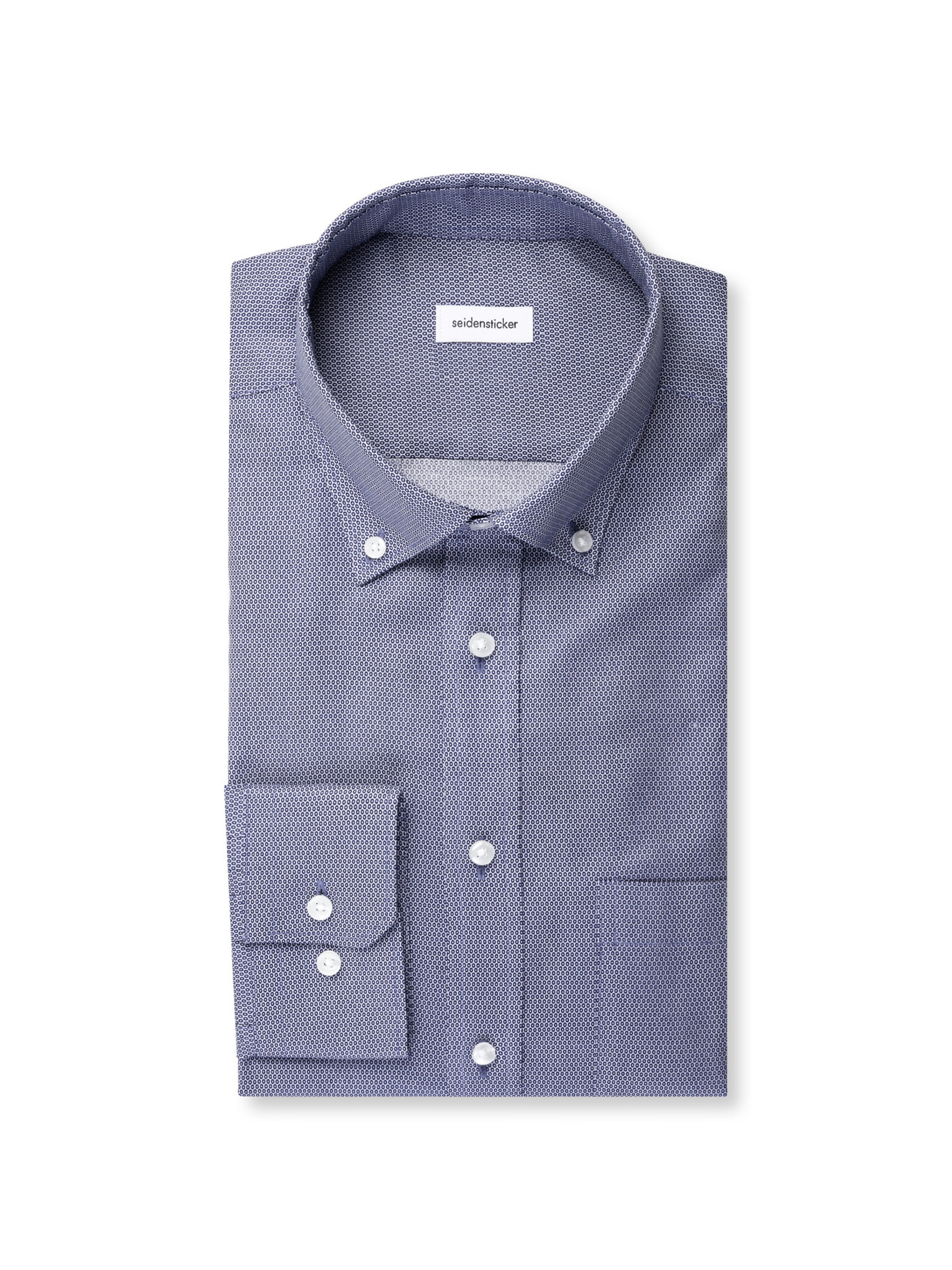 SEIDENSTICKER Comfort fit Zakelijk overhemd 'SMART PERFORMANCE' in Blauw