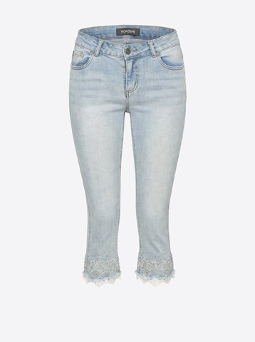 KOROSHI Slimfit Kavbojke | modra barva: sprednja stran