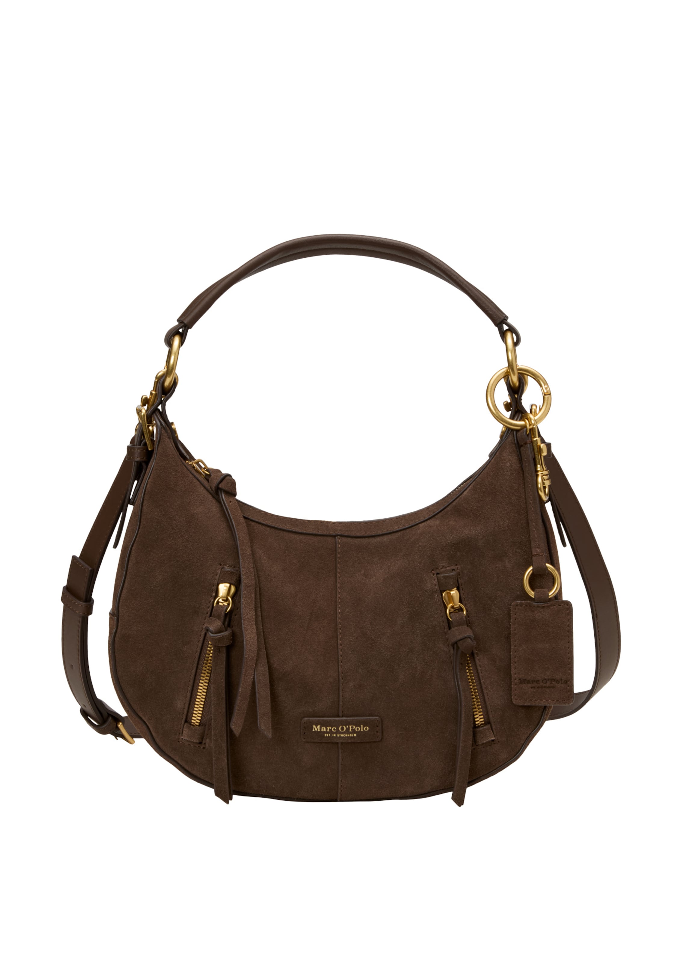 Marc O'Polo Schultertasche in Braun: Vorderseite