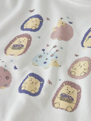 Tricou 'NMFVEEN' de la NAME IT pe alb